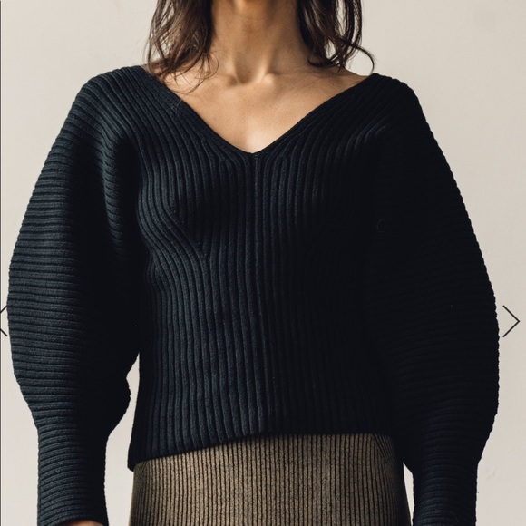 MARA HOFFMAN Olla Sweater black xs - Picture 2 of 7